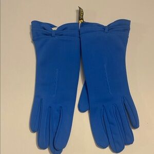 Vintage NWT Lady Gay Chic Royal Blue Women's Gloves